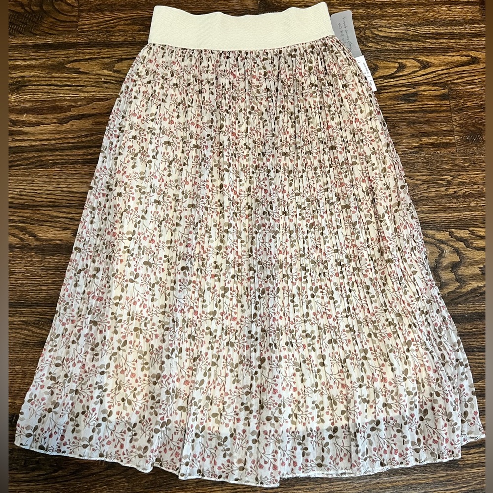 NWT Dainty Pleated Skirt